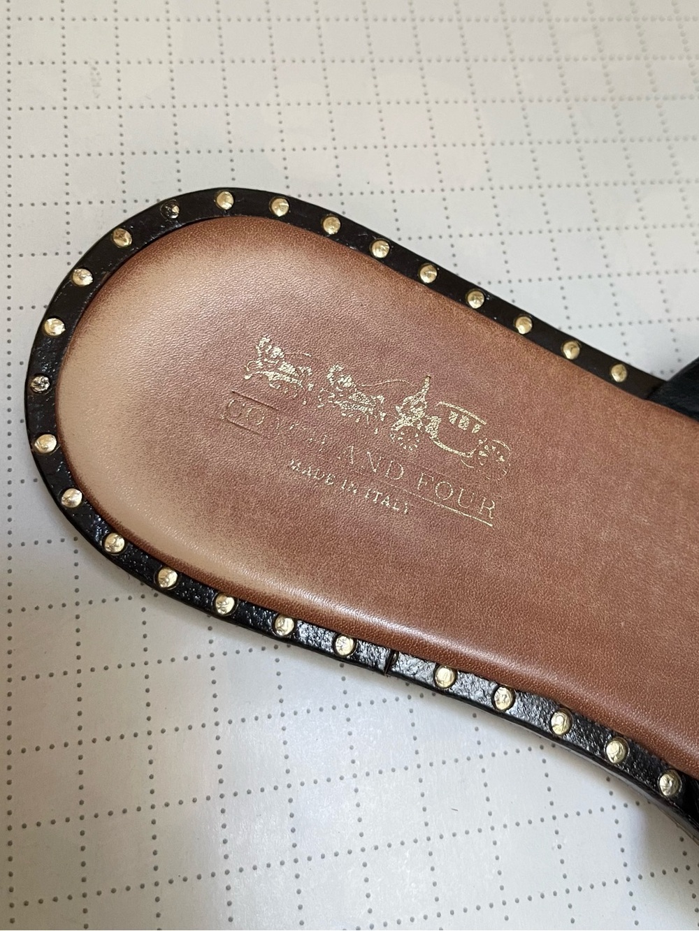 Coach and Four Aquila slide sandals - Picture 9 of 14